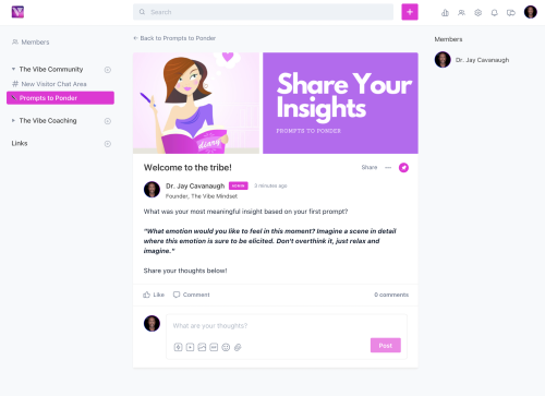 image of the prompts to ponder community